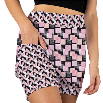 CHECKED OUT PINK SKORT - The Golf Guys Online
