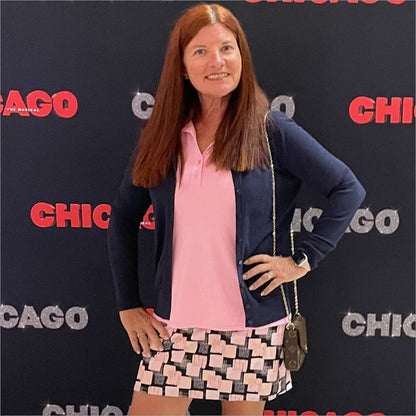 CHECKED OUT PINK SKORT - The Golf Guys Online
