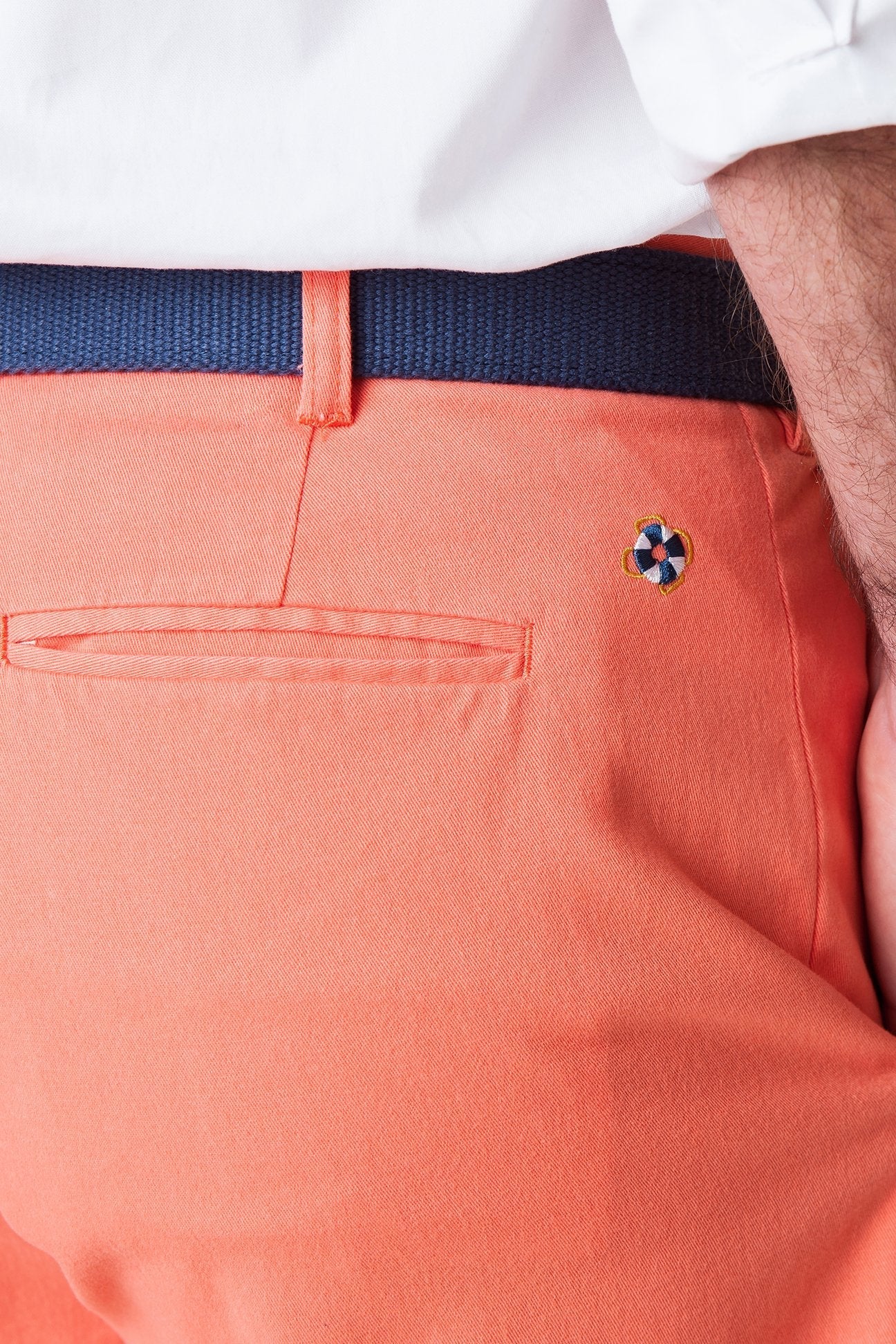 Cisco Short Stretch Twill Coral - The Golf Guys Online