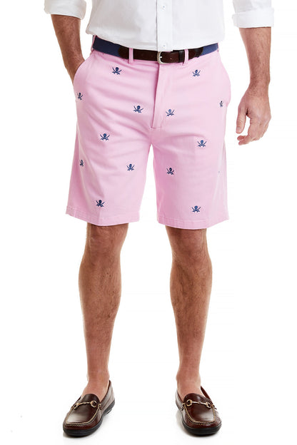 Cisco Short Stretch Twill Pink with Calico Jack - The Golf Guys Online