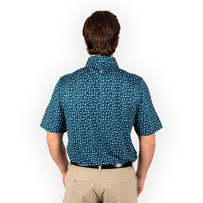 Cocktail Hour Men's Polo - The Golf Guys Online