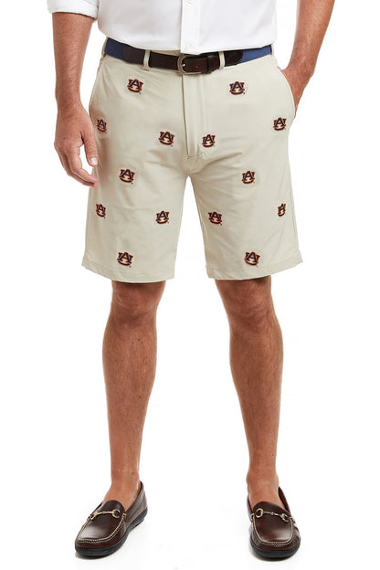 Collegiate ACKformance Short Khaki with Auburn University - The Golf Guys Online