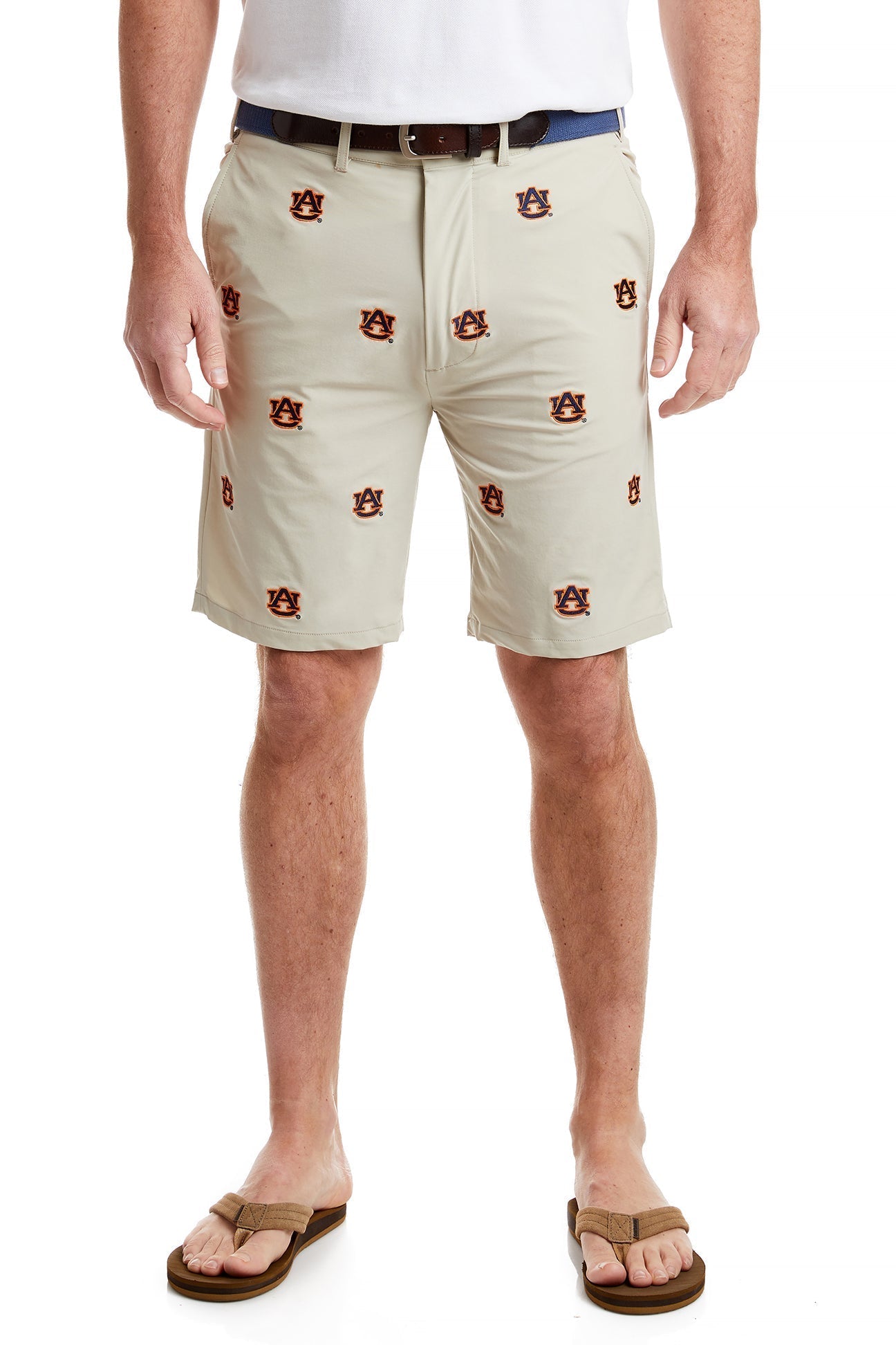 Collegiate ACKformance Short Khaki with Auburn University - The Golf Guys Online