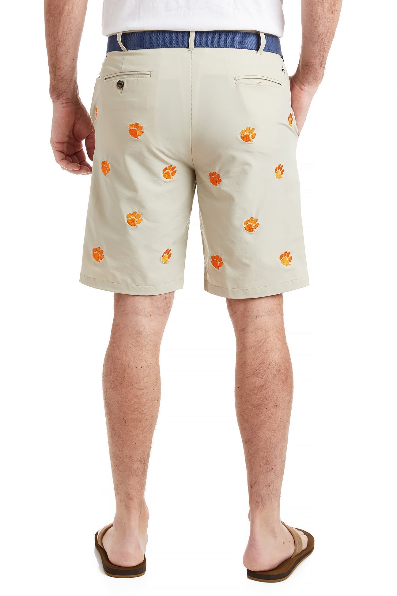Collegiate ACKformance Short Khaki with Clemson - The Golf Guys Online