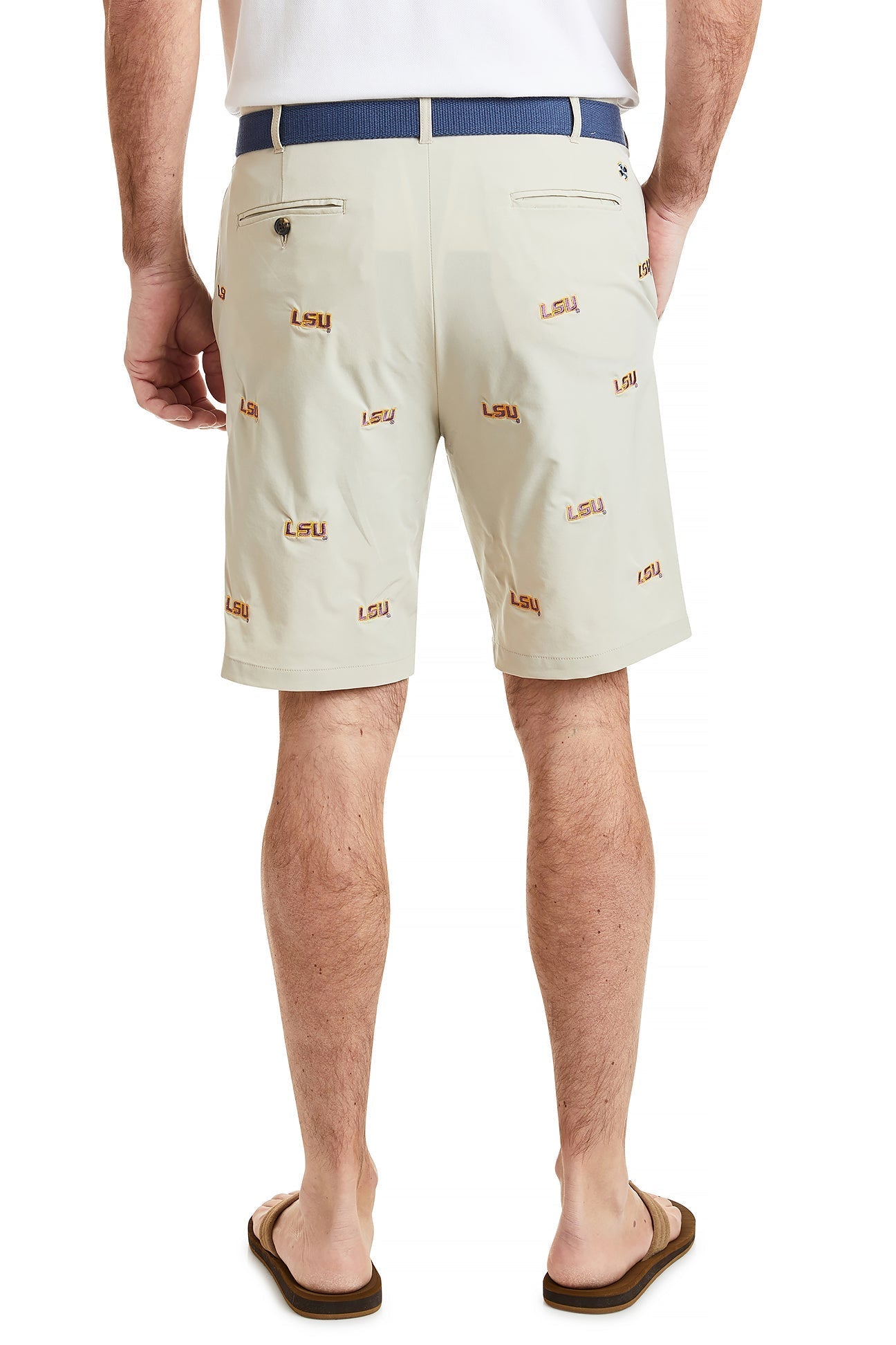 Collegiate ACKformance Short Khaki with LSU - The Golf Guys Online