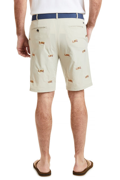 Collegiate ACKformance Short Khaki with LSU - The Golf Guys Online