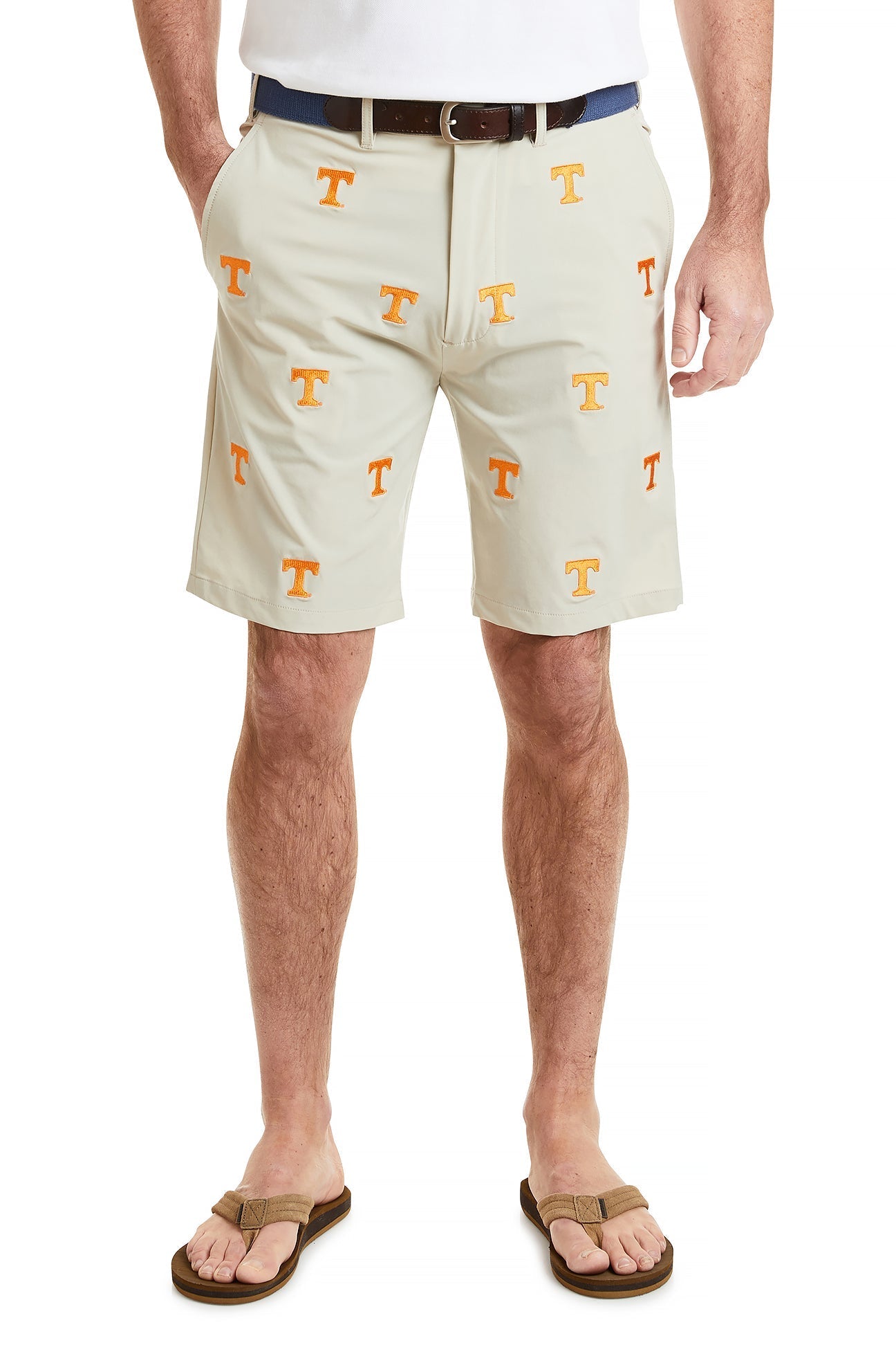 Collegiate ACKformance Short Khaki with Tennessee - The Golf Guys Online