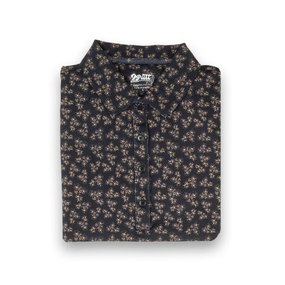 Dark Floral Women's (Sleeveless) Polos - The Golf Guys Online