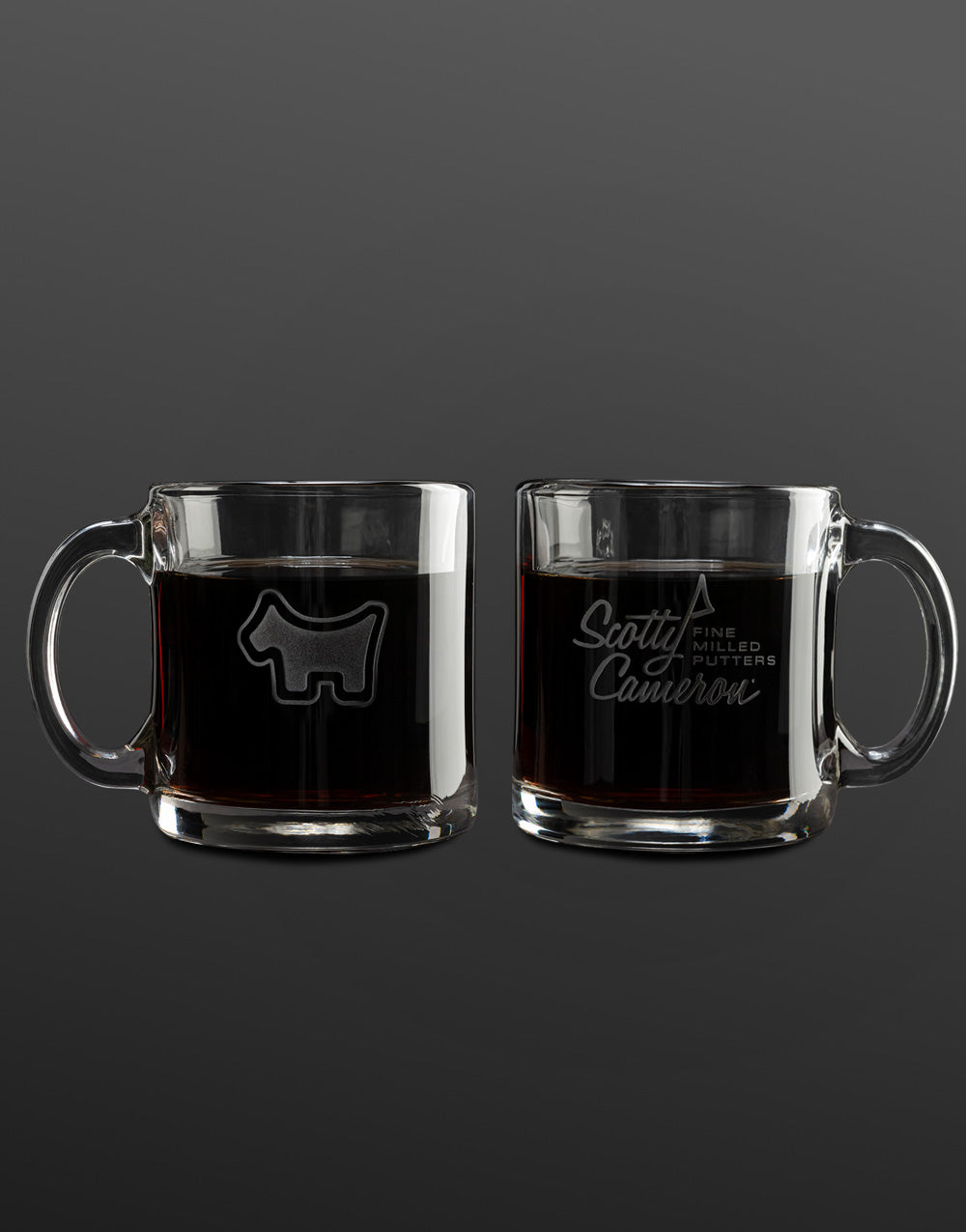 Limited Scotty Cameron - Circle T & Dog Flag 12 oz Coffee Mug - Set of 2
