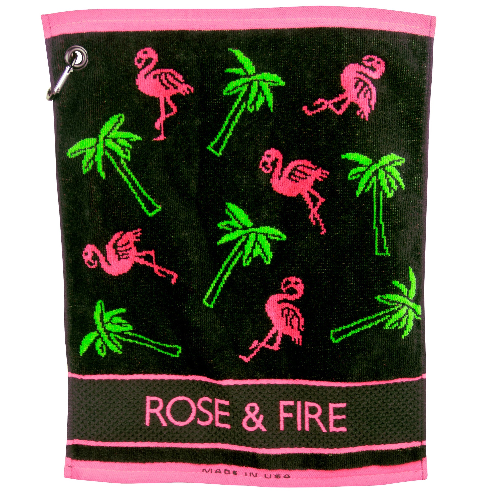 Flamingo Golf Towel - The Golf Guys Online