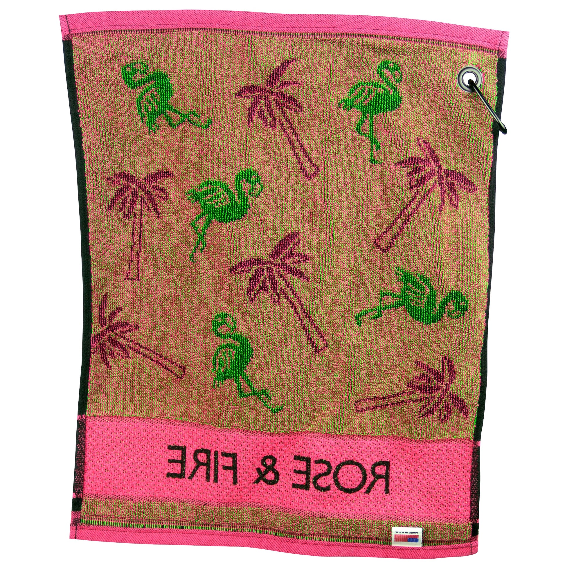 Flamingo Golf Towel - The Golf Guys Online
