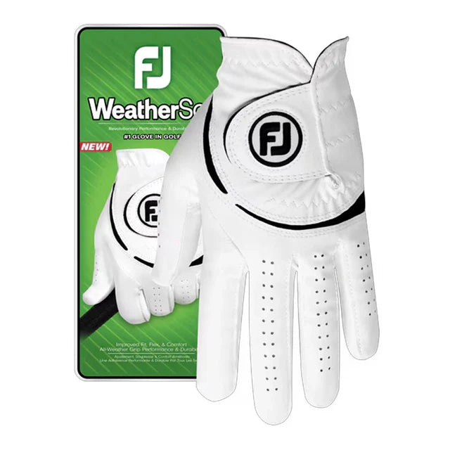 FootJoy WeatherSof Mens Glove 2024 White/Black