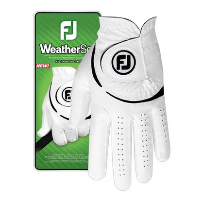 FootJoy WeatherSof Mens Glove 2024 White/Black
