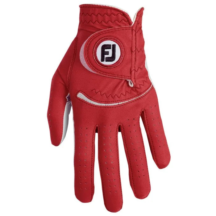 FootJoy StaSof Spectrum Women's Glove Pearl/Red