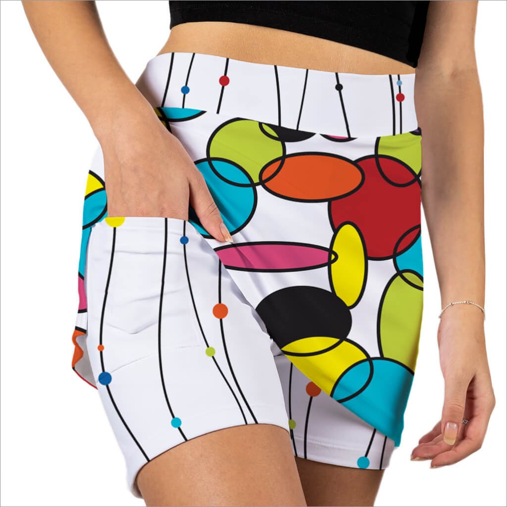 GOING IN CIRCLES SKORT - The Golf Guys Online