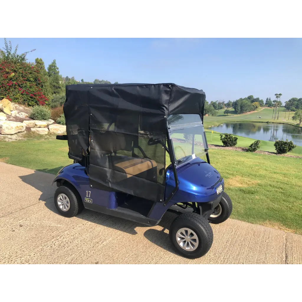 Golf Cart Sun Shade UV Mesh Top Cover Exclusive For Yamaha Drive 70" Roof Black