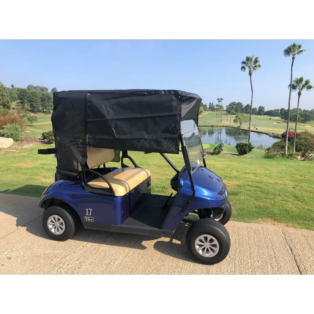 Golf Cart Sun Shade UV Mesh Top Cover Exclusive For Yamaha Drive 70" Roof Black