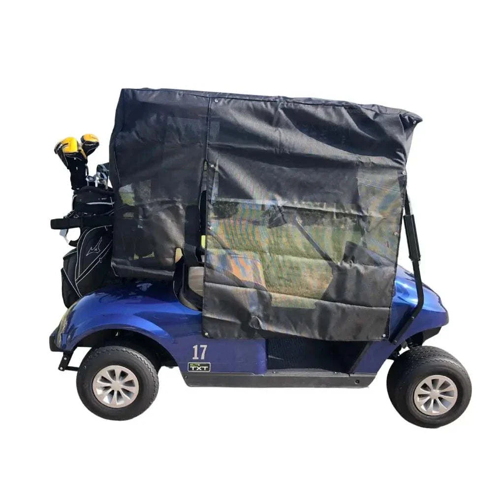 Golf Cart Sun Shade UV Mesh Top Cover Exclusive For Yamaha Drive 70" Roof Black