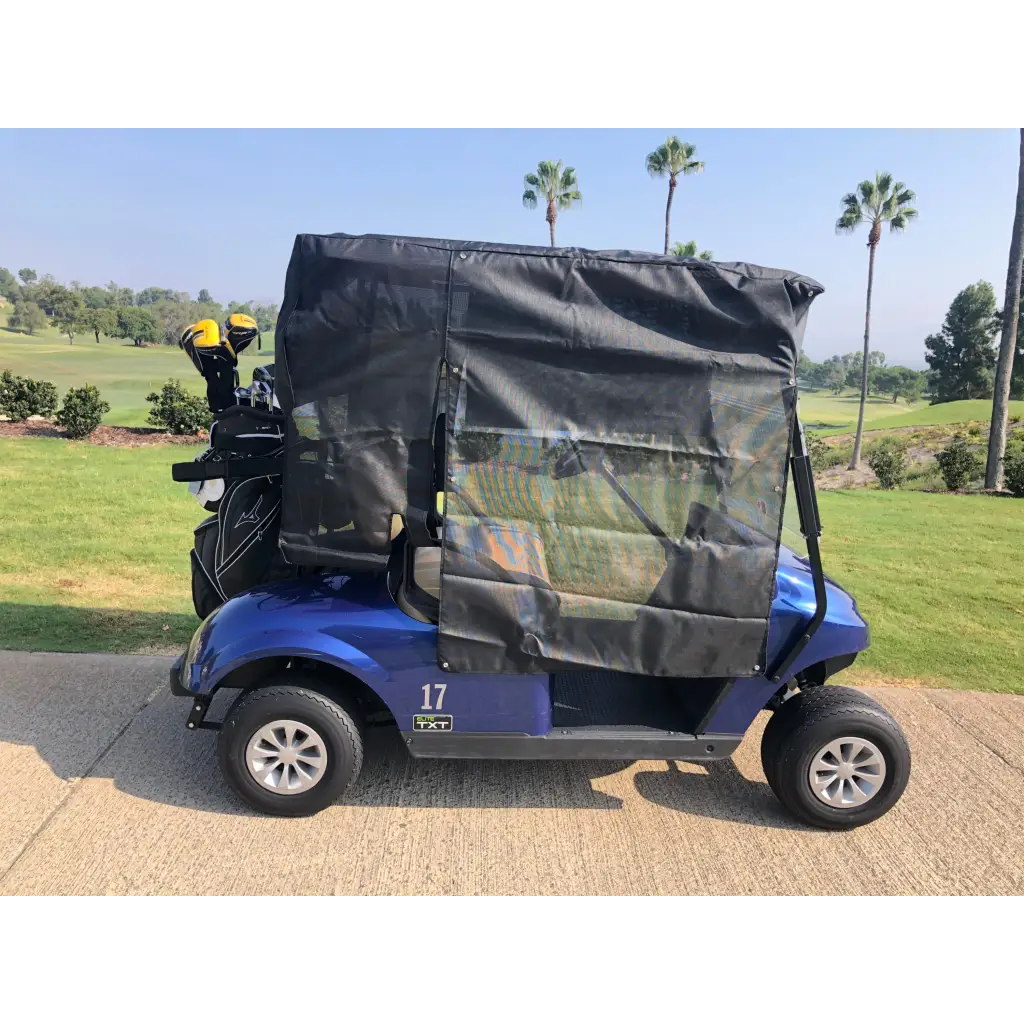Golf Cart Sun Shade UV Mesh Top Cover Exclusive For Yamaha Drive 70" Roof Black