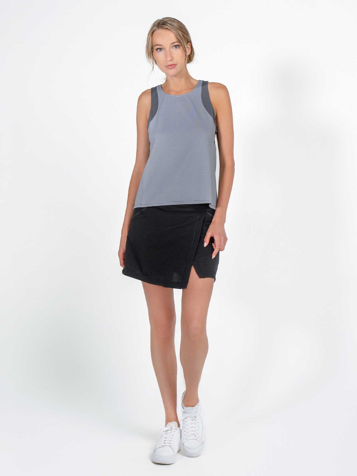 Lana Tennis & Golf Wrap Skirt - Black - The Golf Guys Online