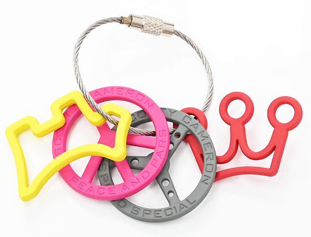 Scotty Cameron 2024 Mini Cameron Coins (Crowns/Dog/Peace/Wheel) Key FOB