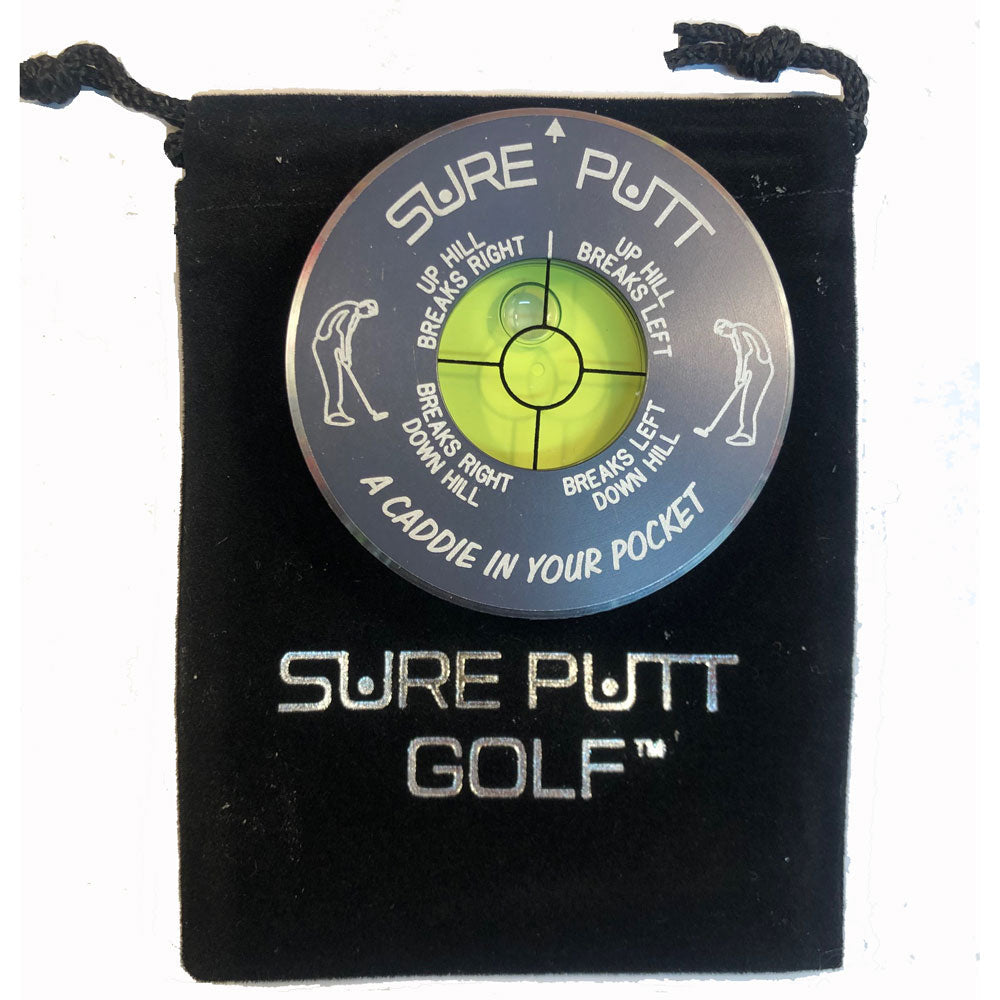 Sure Putt Pro Golf Green Reader - Gunmetal - The Golf Guys Online
