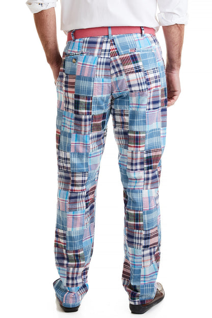 Harbor Pant Seapoint Patch Madras - The Golf Guys Online
