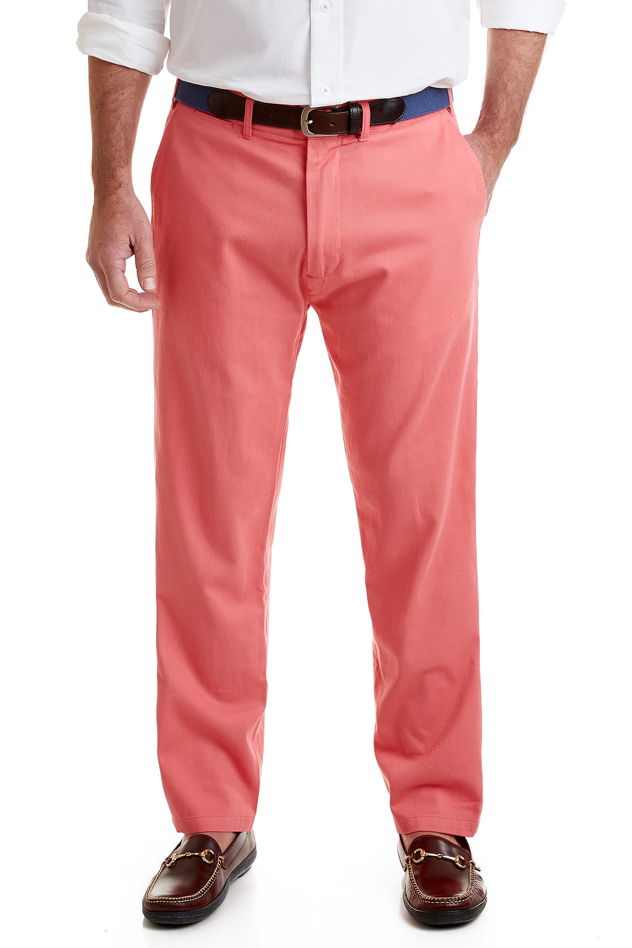 Harbor Pant Stretch Twill Sunset Coral - The Golf Guys Online