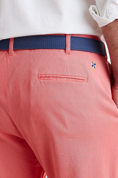 Harbor Pant Stretch Twill Sunset Coral - The Golf Guys Online
