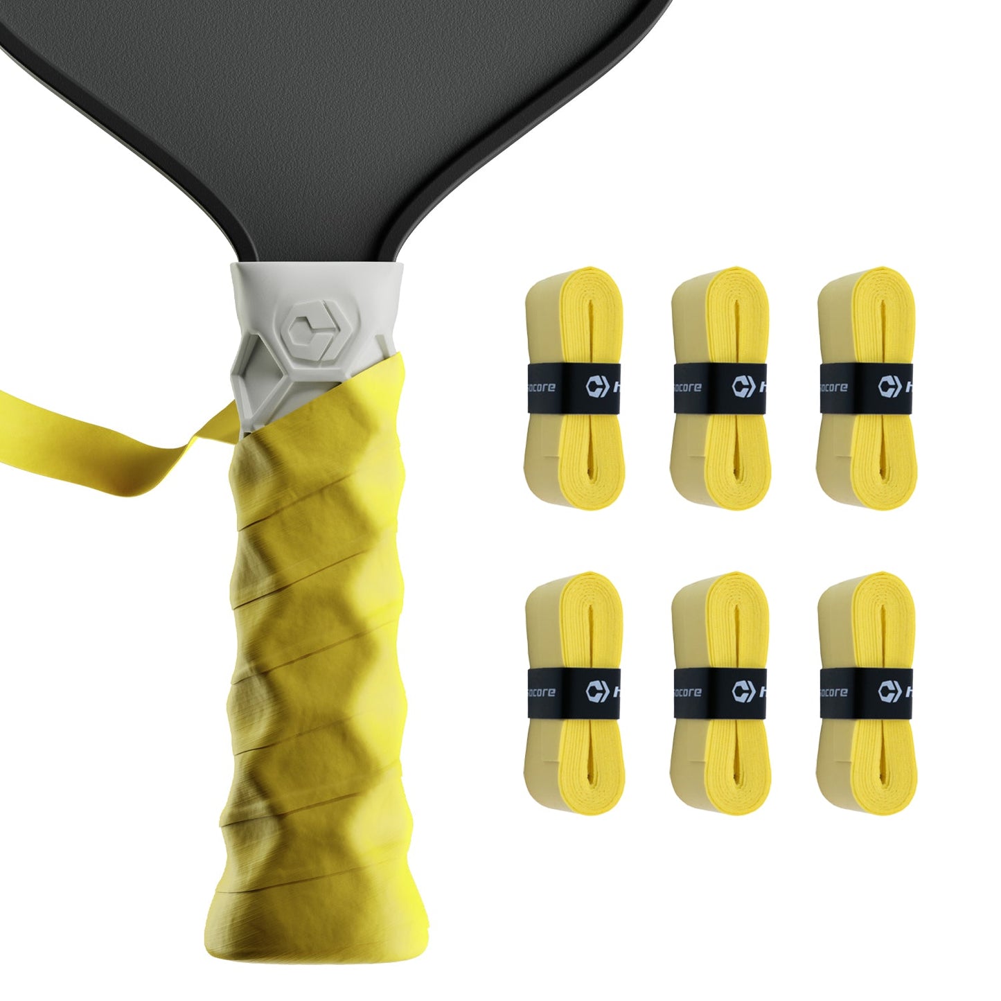 Hesacore Hesatac Overgrip – Yellow (6 & 12 Pack)