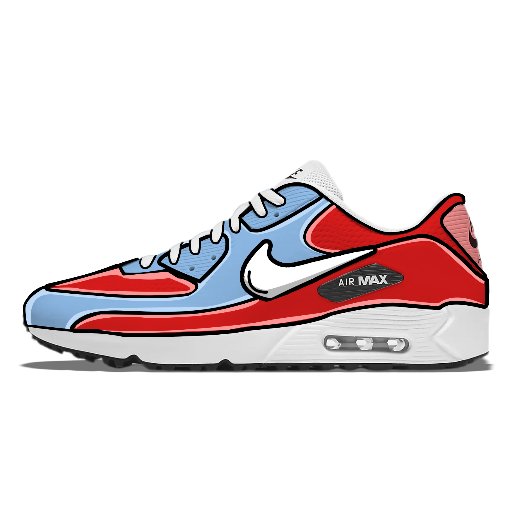 "Ice Pop Cartoon" Nike Air Max 90 G Golf Shoes