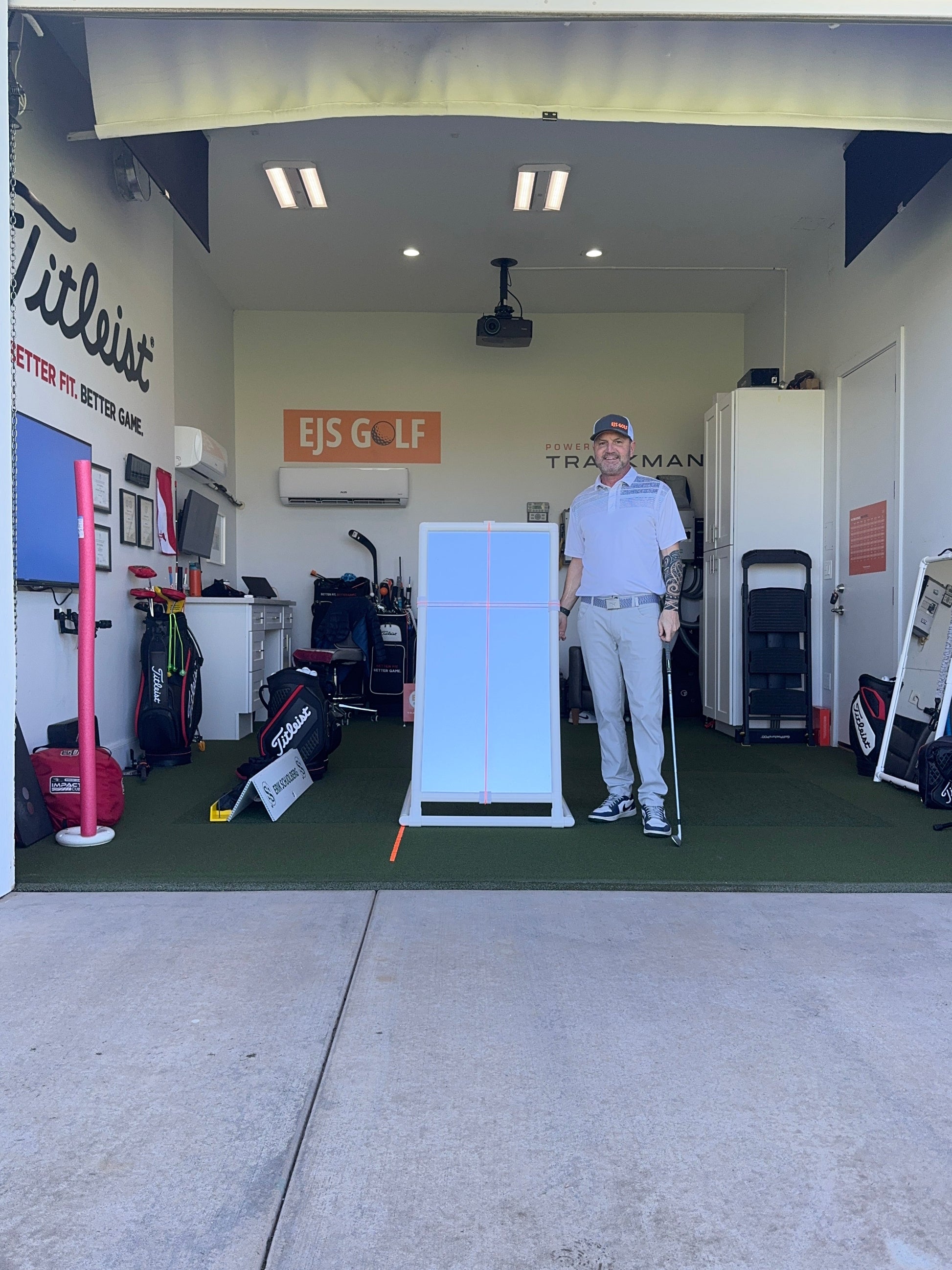 PVC Golf Training Mirror (2'x4') - Full Length Teaching & Training Golf Mirror - The Golf Guys Online