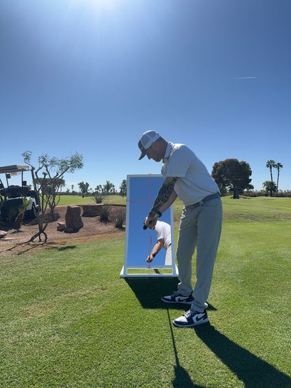 PVC Golf Training Mirror (2'x4') - Full Length Teaching & Training Golf Mirror - The Golf Guys Online