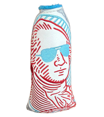 Limited Swag Golf - George Washington Red/White/Blue USA Dollar Blade Putter Headcover *opened, no bag*