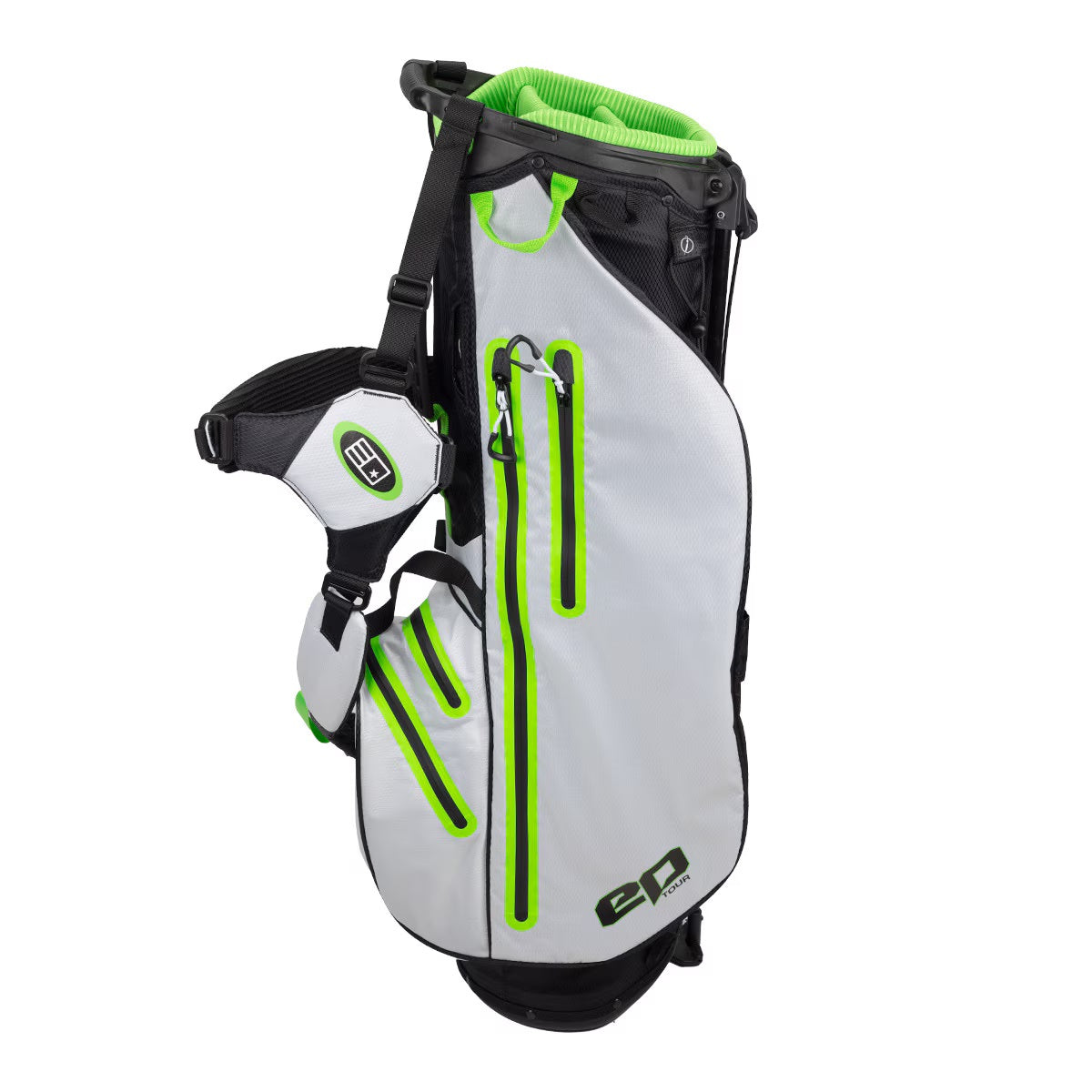 U.S. Kids Golf epTOUR Stand Bag Height 32 Inch White/Black/Green - The Golf Guys Online