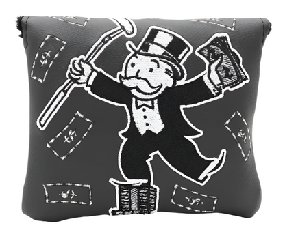 Bettinardi - 2023 Bettinardi x MONOPOLY Blackout Stacked Cash Mid-Square Mallet Putter Headcover - The Golf Guys Online