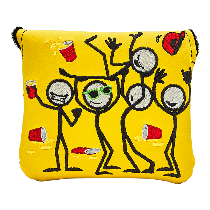 Bettinardi - 2022 Party On! Yellow Crowd Surfing Mallet Headcover - The Golf Guys Online