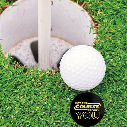 "May The Course Be With You" Golf Ball Marker