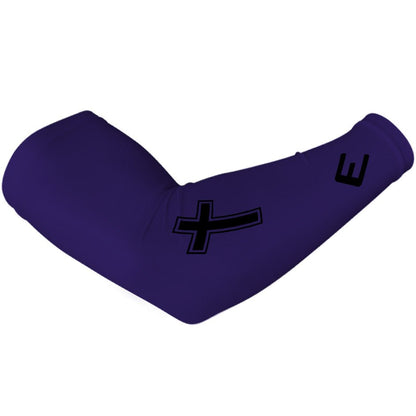 Faith Cross Purple Arm Sleeve - The Golf Guys Online