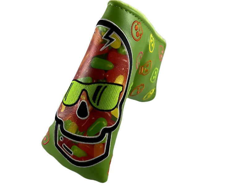 Swag Golf - Candy (Mike And Ike’s) Fruity Green 2021 Halloween Blade Putter Headcover - The Golf Guys Online