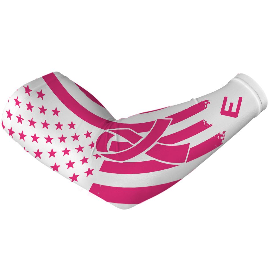 Pink USA Flag Arm Sleeve - The Golf Guys Online