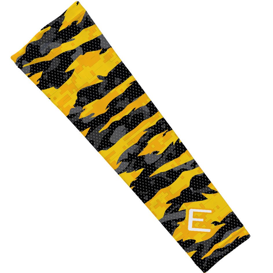 Gold Fierce Arm Sleeve - The Golf Guys Online