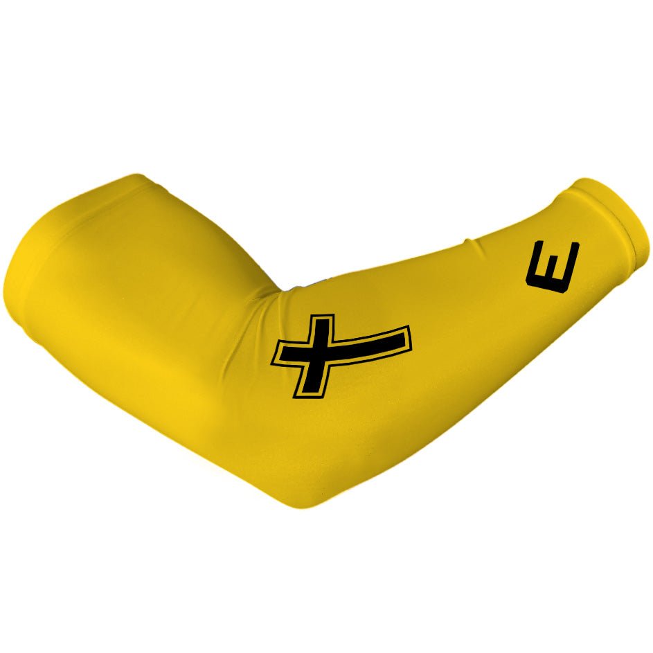 Faith Cross Yellow Arm Sleeve - The Golf Guys Online