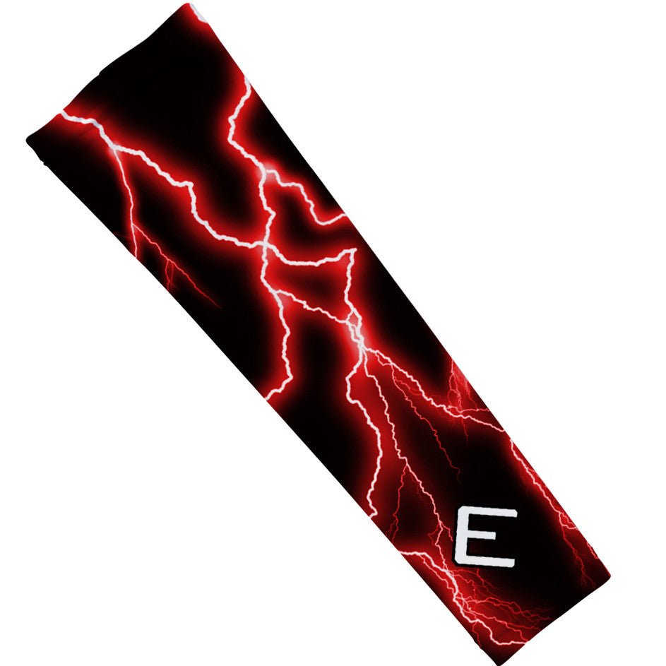 Red Lightning Arm Sleeve - The Golf Guys Online