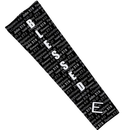 Black BLESSED Arm Sleeve - The Golf Guys Online