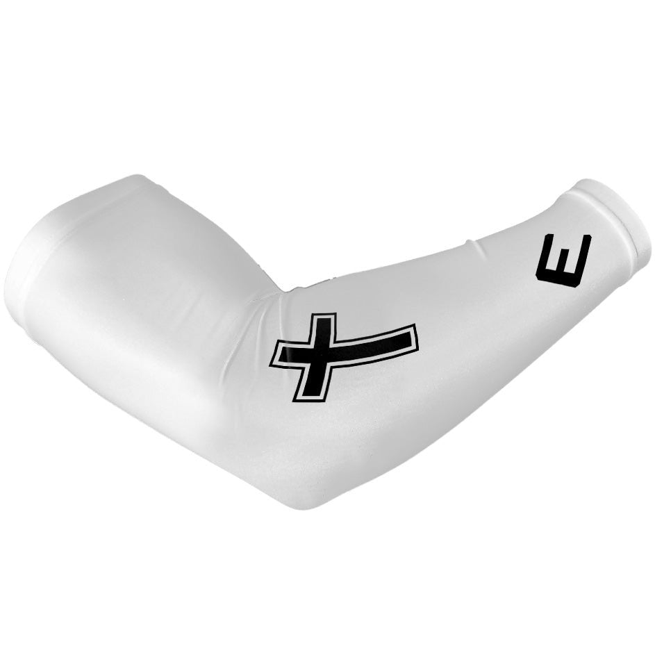 Faith Cross White Arm Sleeve - The Golf Guys Online