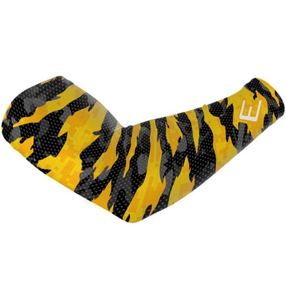 Gold Fierce Arm Sleeve - The Golf Guys Online