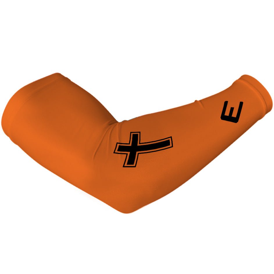 Faith Cross Orange Arm Sleeve - The Golf Guys Online