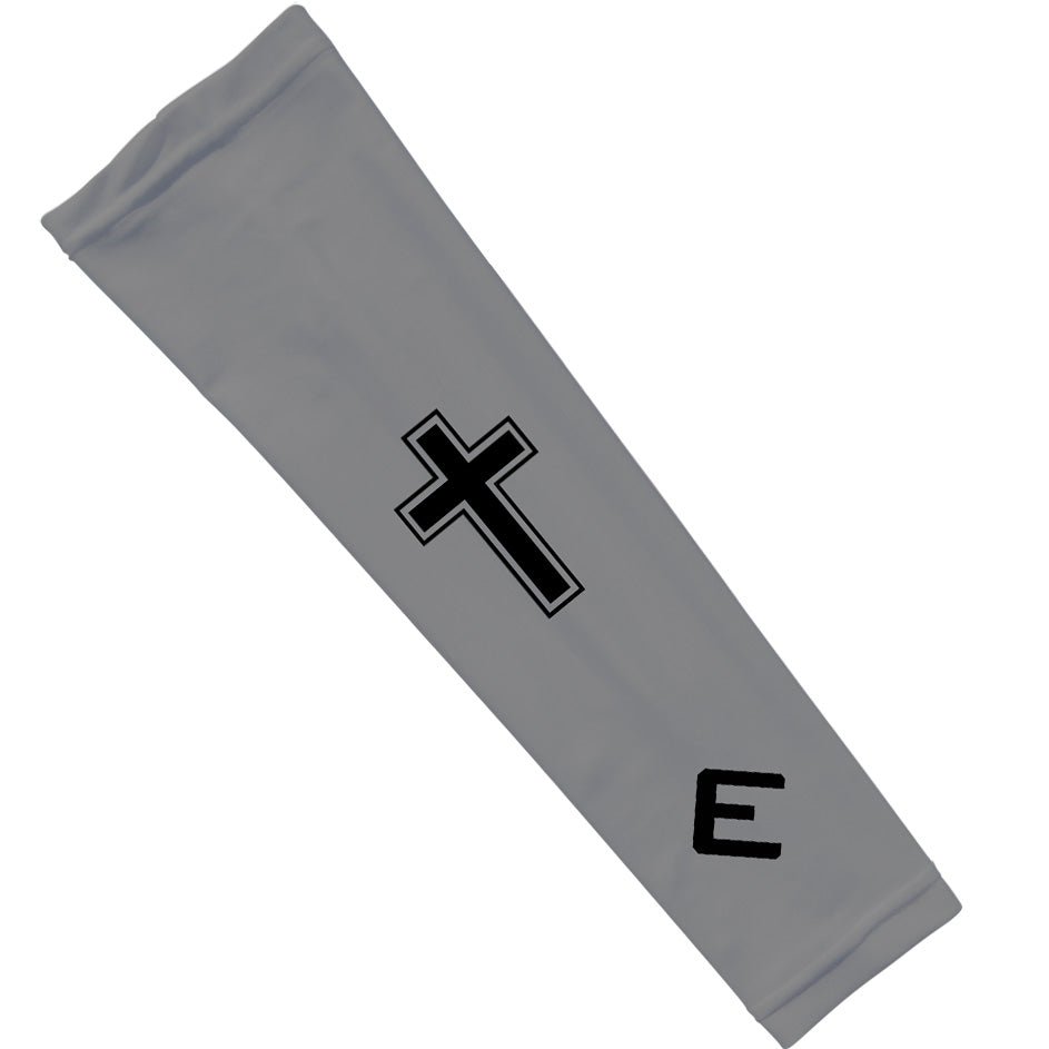 Faith Cross Grey Arm Sleeve - The Golf Guys Online