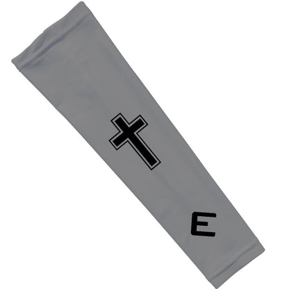 Faith Cross Grey Arm Sleeve - The Golf Guys Online